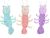 Multipet Margaritaville Jumbo Shrimp Assorted 20" Dog Toy