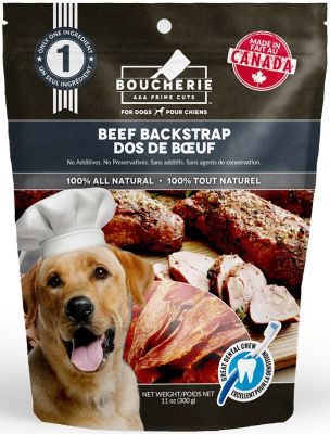 Boucherie Grande Beef Backstrap Dog Treats 300g