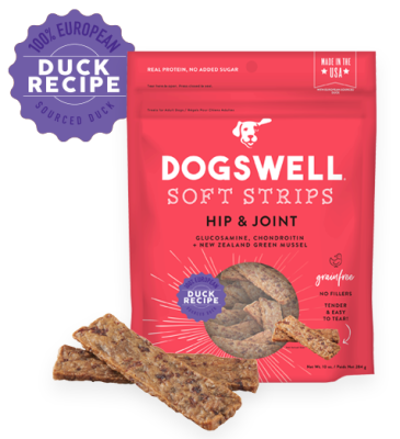 Dogswell Hip & Joint Duck Soft Strips Dog Treat 10oz