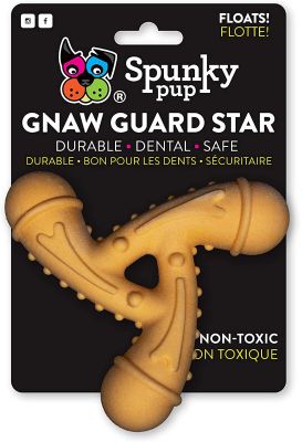 Spunky Pup Gnaw Guard Foam Star Dog Toy - Assorted Colours