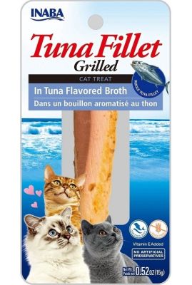 Inaba Ciao Grain-Free Grilled Tuna in Tuna Flavored Broth Cat Treats 0.52oz