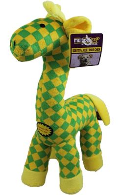 Multipet Polka Dot Giraffe Dog Toy Large