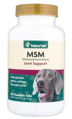 NaturVet MSM Tablets for Dogs 250ct