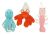 Multipet Margaritaville Coral Reefers Assorted Dog Toy