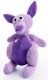 GoDog Checkers Chew Guard Kangaroo Plush Dog Toy