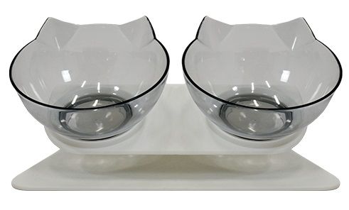 Goo-eez Inclined Double Feeder Cat Bowl