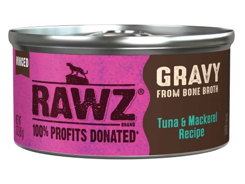 RAWZ Gravy Tuna and Mackerel Canned Cat Food