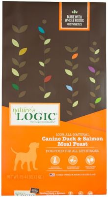 Nature's Logic Canine Duck & Salmon Meal Feast Dry Dog Food