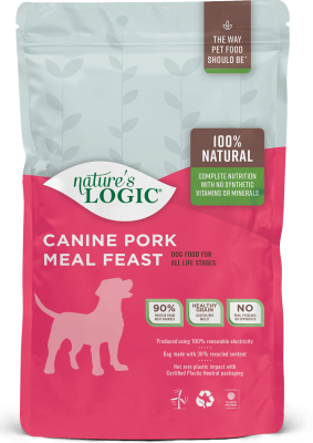 Nature's Logic Canine Pork Meal Feast Dry Dog Food