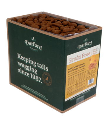 Darford Cheddar Cheese Minis Recipe Grain-Free Dog Treats -15 lbs