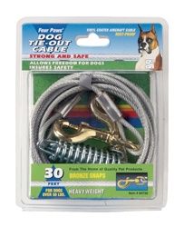 Four Paws Tie Out Cable - Heavy Weight