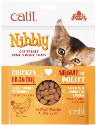 Catit Chicken Flavour Nibbly Cat Treats 90g