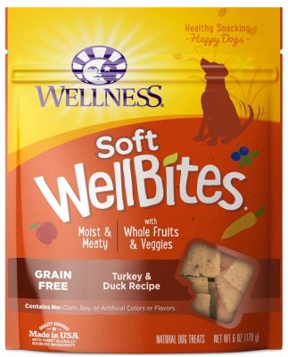Wellness WellBites Grain-Free Turkey & Duck Dog Treats 6oz