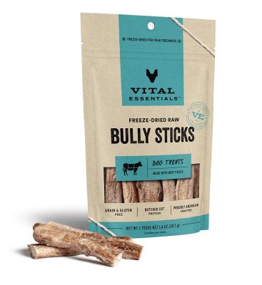 Vital Essentials Freeze-Dried Bully Sticks Dog Treats