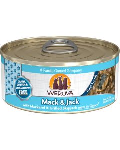 Weruva Mack and Jack With Mackerel and Grilled Skipjack Canned Cat Food