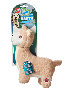 SPOT Love The Earth 9" Plush Animal Dog Toy Assorted Color