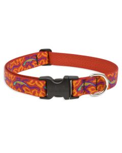 Lupine Originals Pattern Adjustable Dog Collar - Go Go Gecko