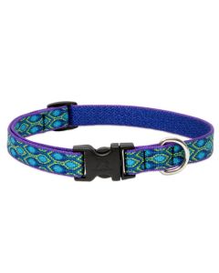 Lupine Originals Pattern Adjustable Dog Collar - Rain Song