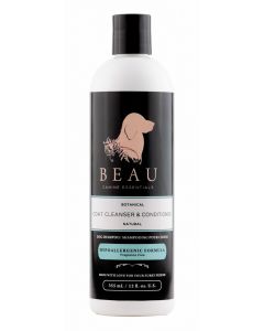 Beau Premium Hypoallergenic Shampoo Fragrance Free for Dogs - 12oz