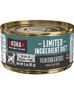 KOHA Limited Ingredient Grain-Free Venison Entree Pate Canned Cat Food 