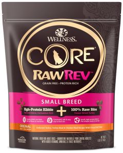 Wellness CORE RawRev Natural Grain Free Original Turkey & Chicken with Freeze Dried Turkey Small Breed Dry Dog Food