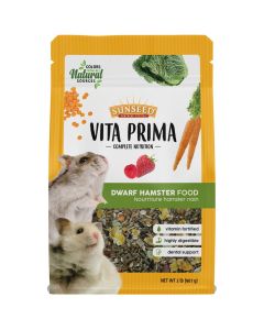 SUNSEED Vita Prima Dwarf Hamster Food - 2lb