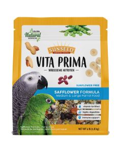SUNSEED Vita Prima Safflower Formula for Large Parrot - 4lbs