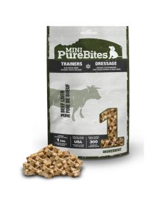 Mini-PureBites Trainers Beef Liver Dog Treats 3oz