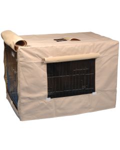 Precision Pet Crate Cover-Indoor/Outdoor - Tan