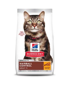 Hill's Science Diet Adult 7+ Hairball Control Dry Cat Food