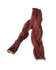 Rollover Braided Beef Chew Dog Treat in Bulk Case