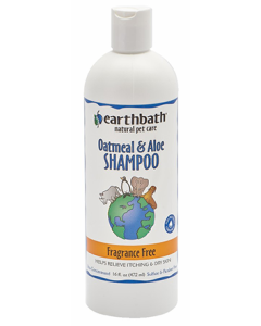 Earthbath Oatmeal & Aloe Fragrance Free Dog & Cat Shampoo