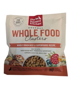 The Honest Kitchen Gourmet Whole Food Clusters Whole Grain Beef & Superfoods Recipe Dry Dog Food - Sample