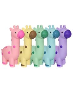 Multipet Minipet Latex Giraffe Assorted Dog Toy