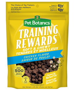 Pet Botanics Training Reward Chicken Dog Treats-20oz