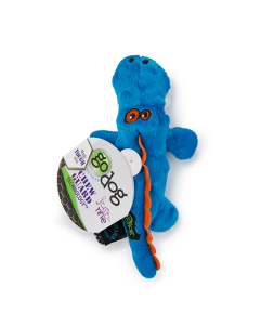 GoDog  Just for Me Gator Blue Dog Toy