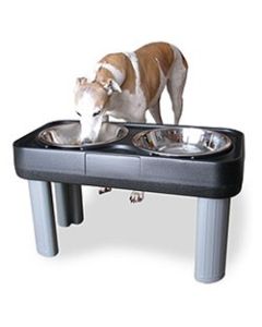 OurPet's Big Dog Feeder 16" Black