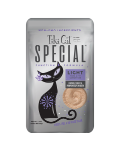 Tiki Cat Special Light Chicken, Turkey & Pumpkin Recipe in Broth Cat Food Pouches - 12 x 2.8oz 