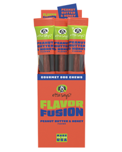 Etta Says! Flavor Fusion Peanut Butter and Honey Dog Chews 1.75oz x 12ct