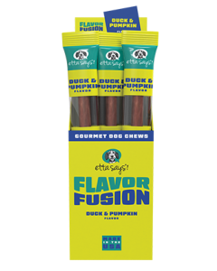 Etta Says! Flavor Fusion Duck and Pumpkin Dog Chews 1.75oz x 12ct