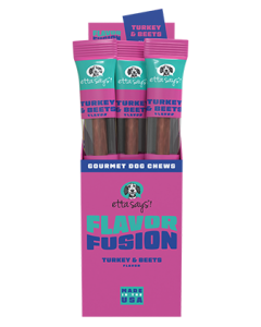 Etta Says! Flavor Fusion Turkey and Beets Dog Chews 1.75oz x 12ct