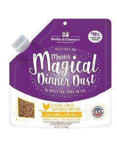 Stella & Chewy's Maries Magical Dinner Dust Cage-Free Chicken Cat Food Topper - 7oz