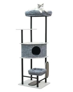 PetPals GRAYSON 4-Level Cat Tree