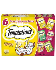 Temptations Mixed 6-Flavor Variety Pack - 6 x 85g