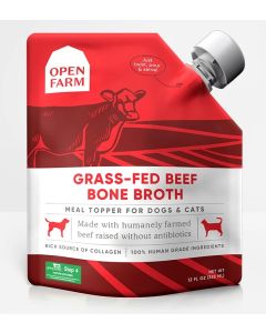 Open Farm Grass-Fed Beef Bone Broth for Dogs