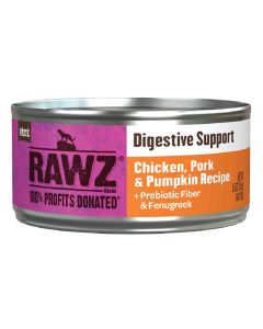 RAWZ Digestive Support Chicken, Pork and Pumpkin Canned Cat Food 24 x 5.5oz
