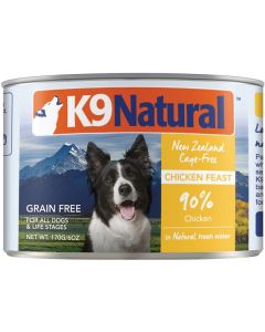 K9 Natural Grain-Free New Zealand Cage Free Chicken Feast Canned Dog Food
