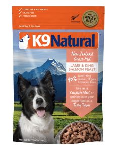 K9 Natural Lamb & King Salmon Feast Raw Freeze-Dried Dog Food