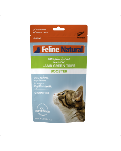 Feline Natural Lamb Green Tripe Freeze Dried Booster Cat Treats - 2oz
