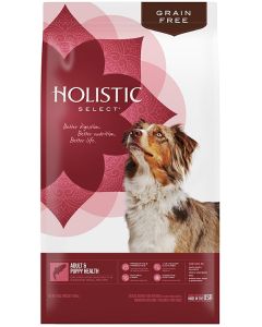 Holistic Select Adult & Puppy Health Salmon, Anchovy & Sardine Meal Grain-Free Dry Dog Food